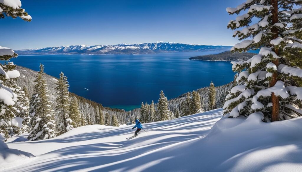 Lake Tahoe Skiing Image