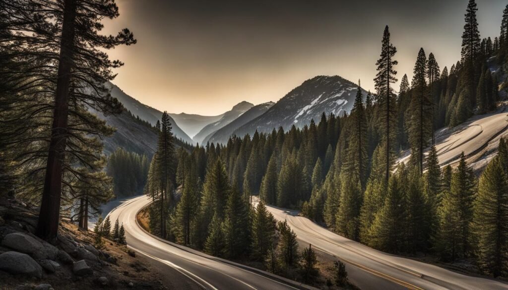 Yosemite scenic drives