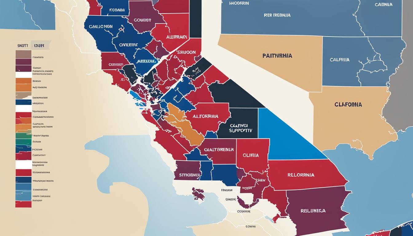 Political Map Of California Detailed Overview California Politics Map