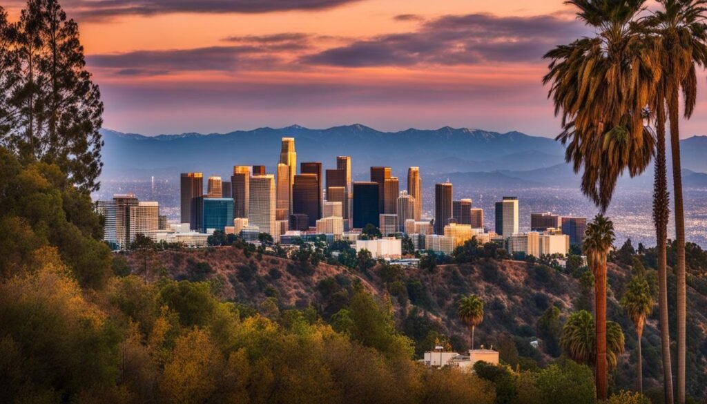 panoramic views of LA