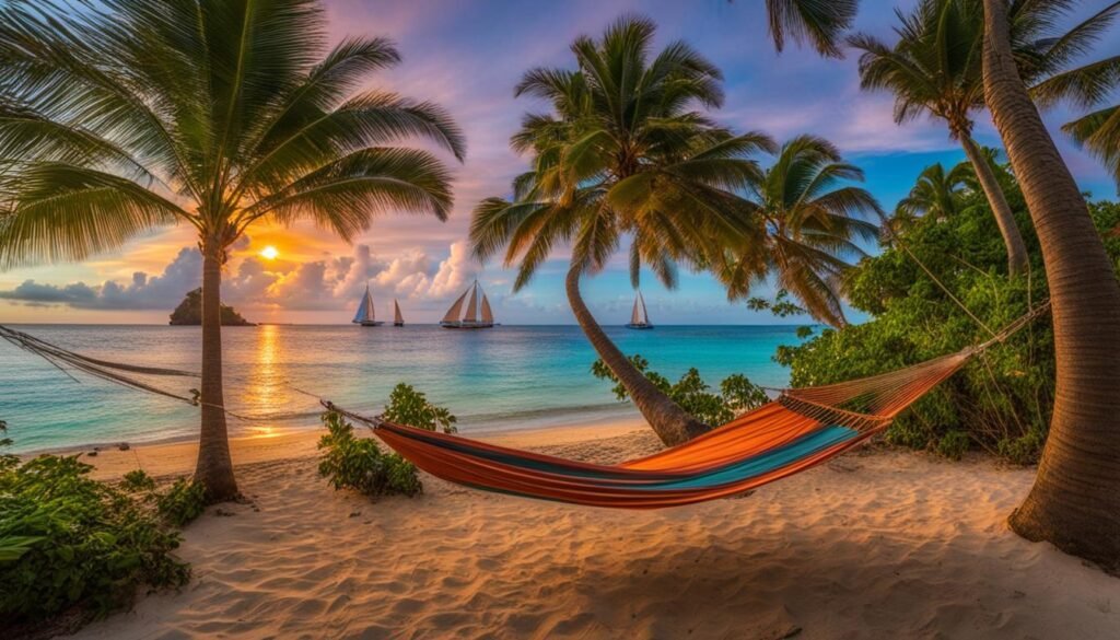 Caribbean beachfront Airbnb