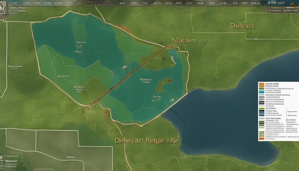 Delevan NWR Hunt Map