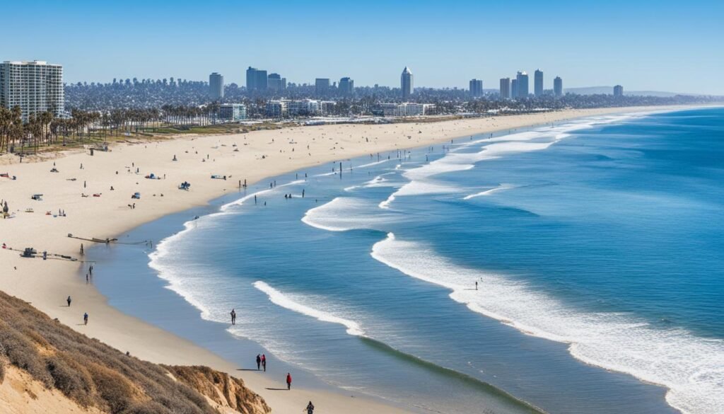beaches in San Diego in February