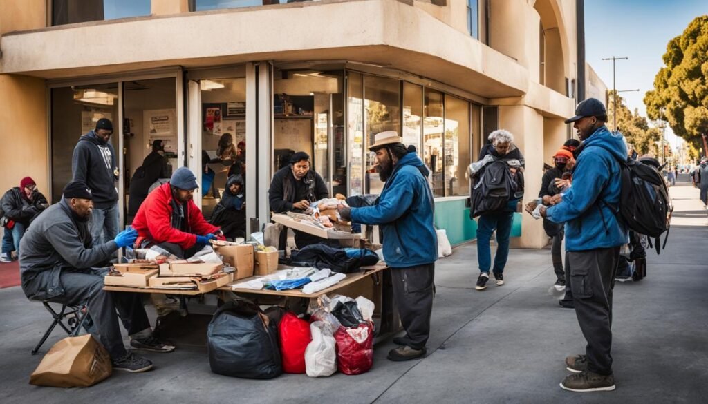 homeless services in california