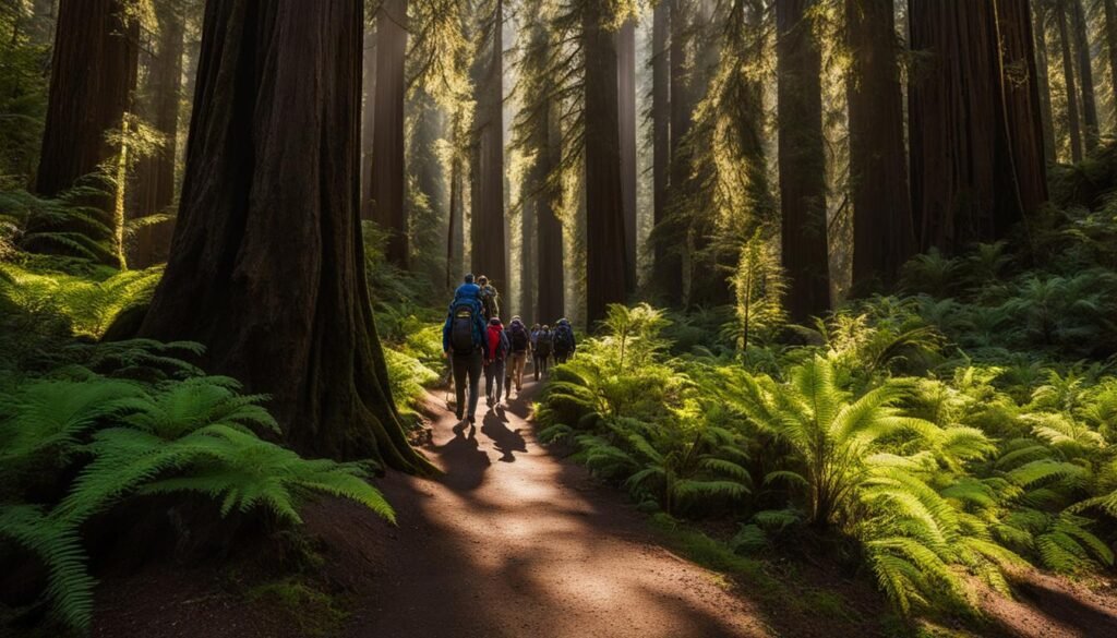 outdoor activities in Sonoma County Redwoods