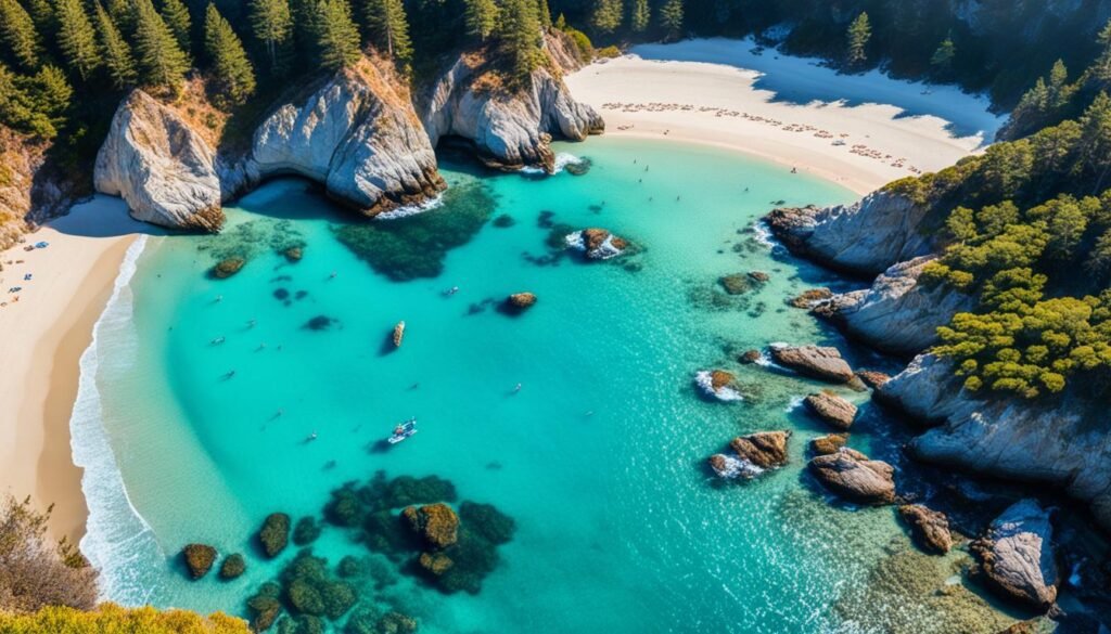 best beaches to snorkel in california