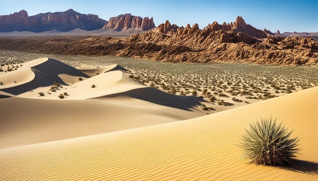 desert landscapes in Anza-Borrego Desert State Park