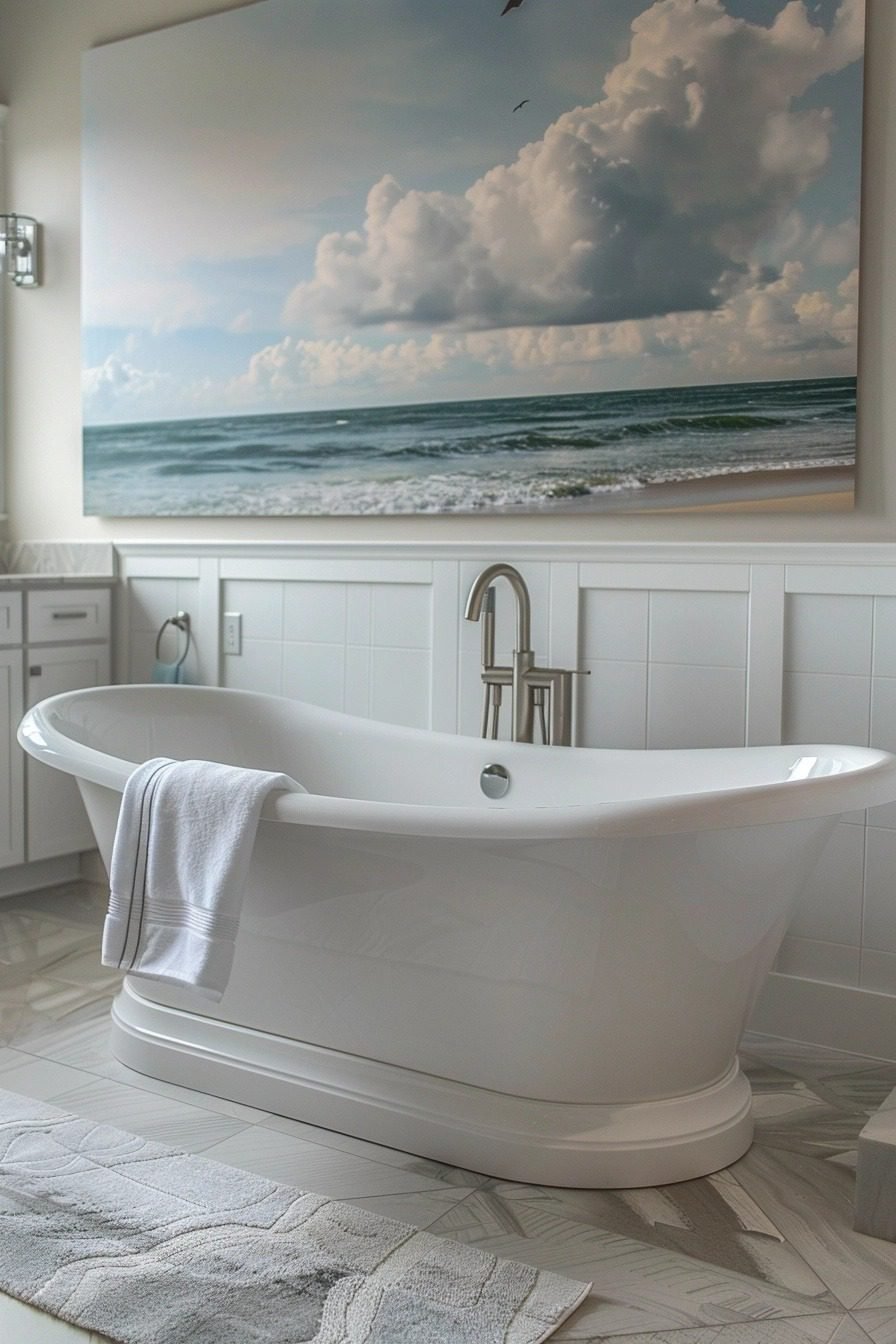 29 Coastal Theme Bathroom Decor Ideas - Learn California