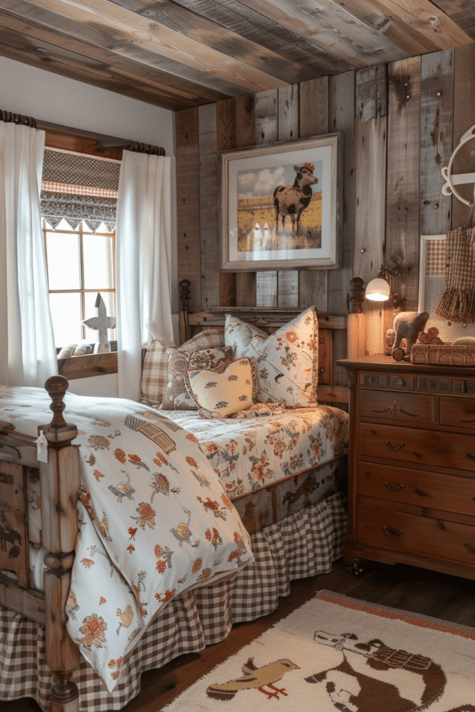 Rustic Barnyard Playroom