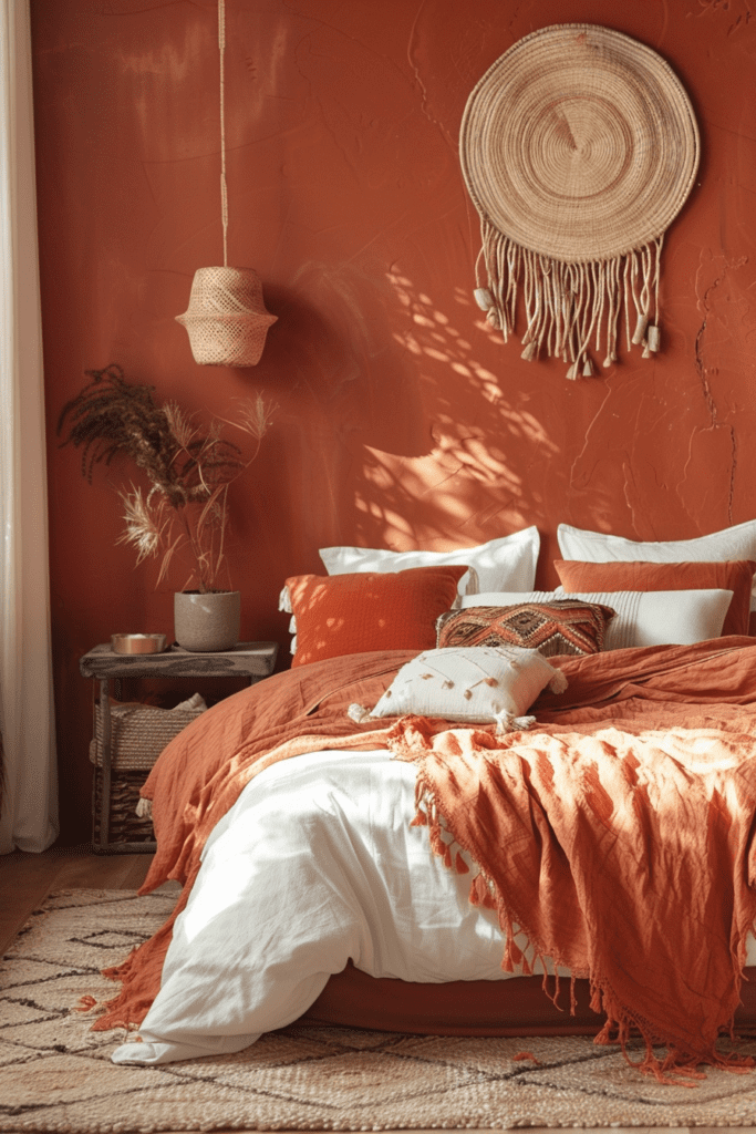 Boho Terracotta Feature Wall