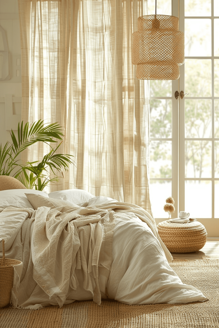 29 Boho Bedroom Curtain Ideas To Elevate Your Space With Effortless Charm - Learn California