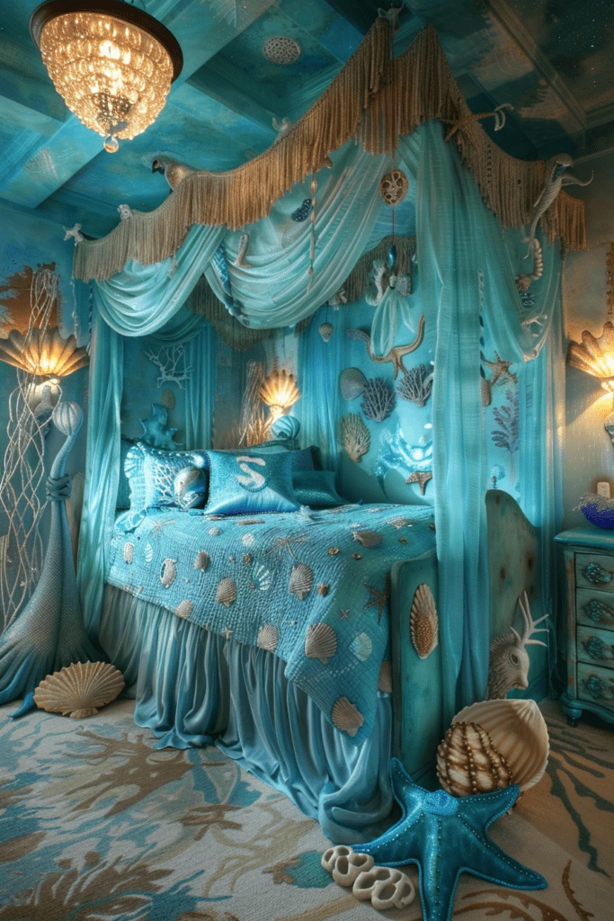 Mystical Mermaid Underwater Room