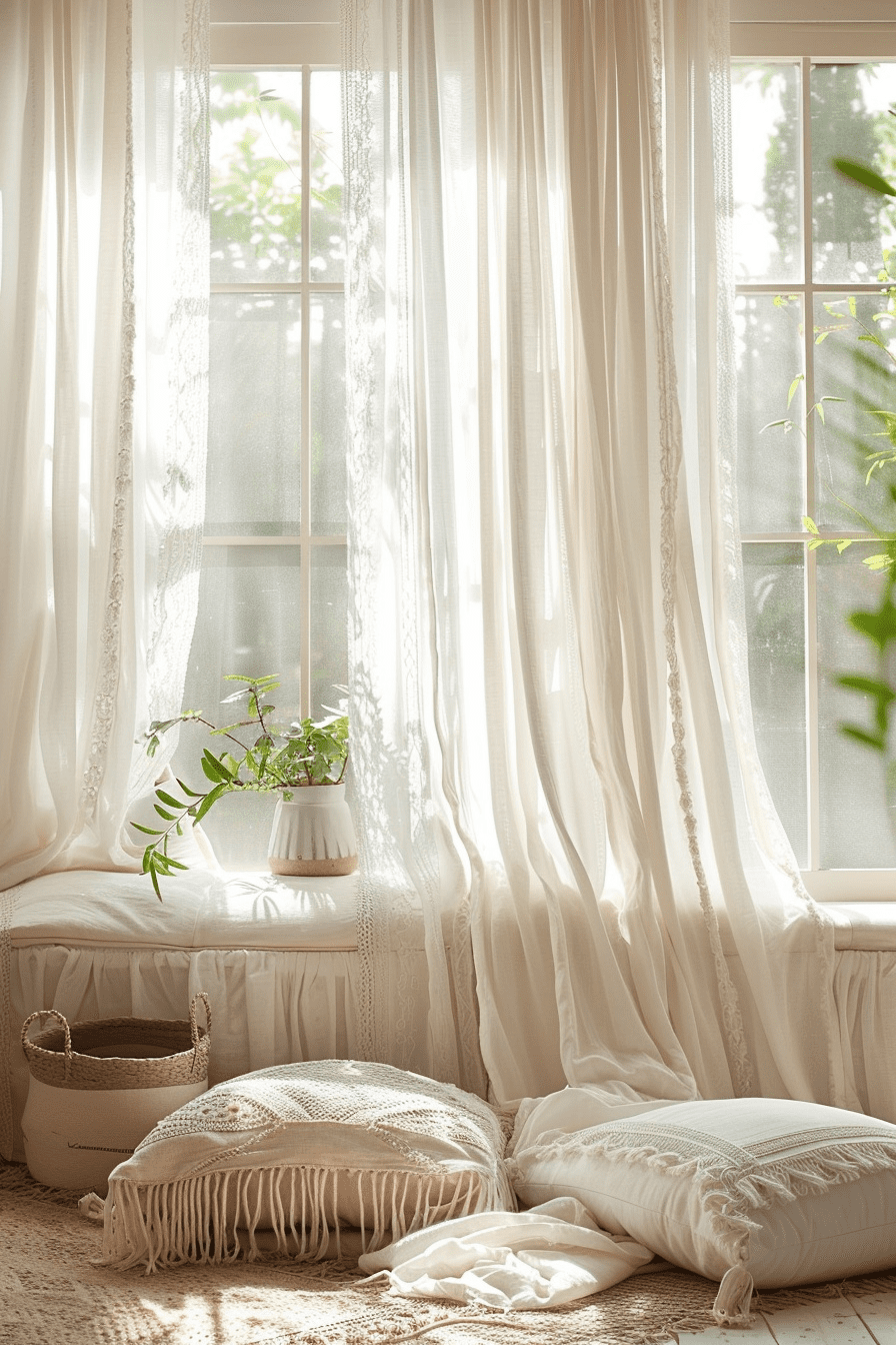 29 Boho Bedroom Curtain Ideas To Elevate Your Space With Effortless ...