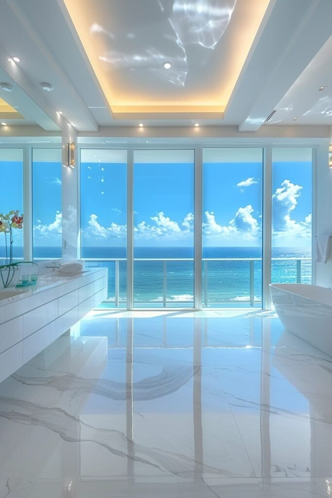 coastal inspired bathroom