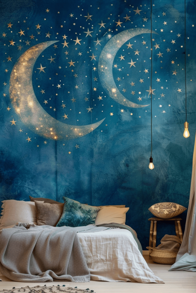 Celestial Night Boho Wall