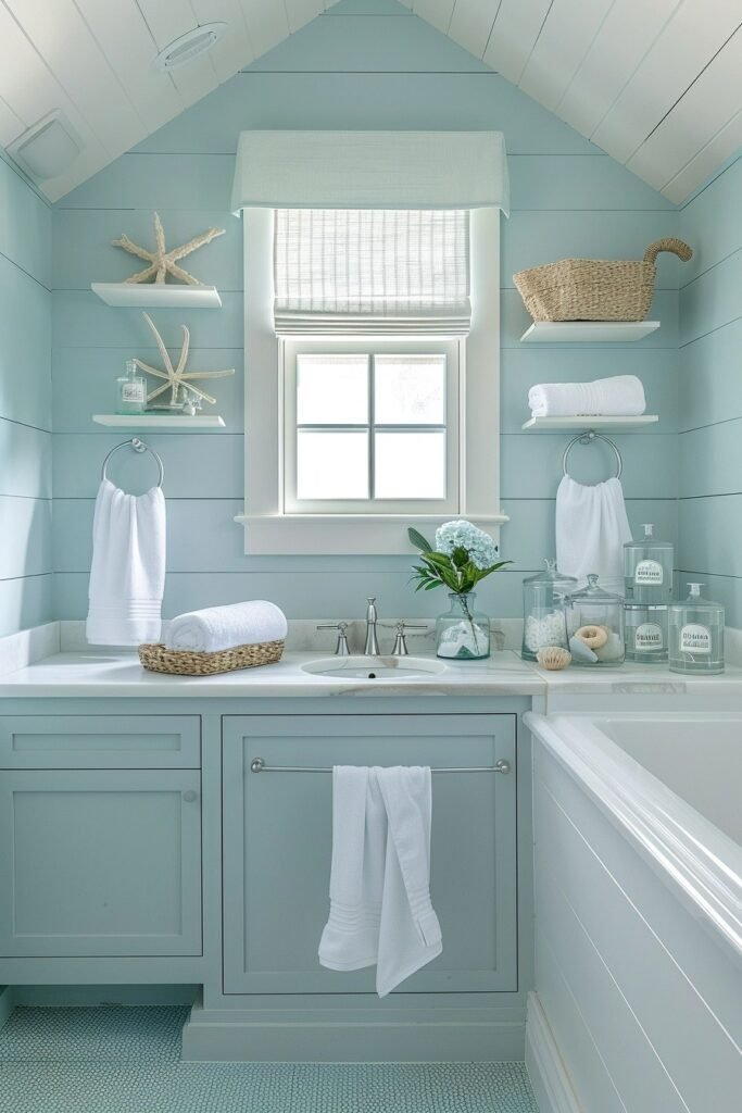 coastal inspired bathroom