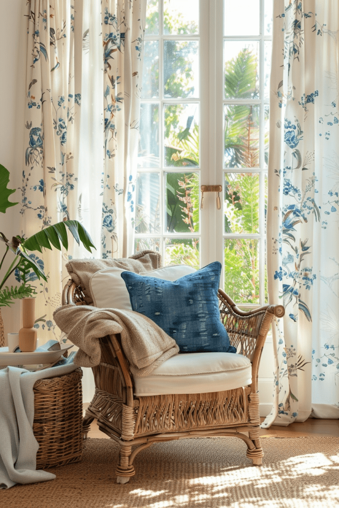 Refreshing Botanical Curtains