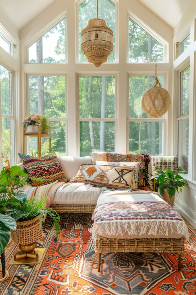 Elegant Boho Sun Parlor