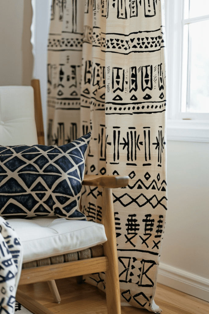 Authentic Mudcloth Drapes