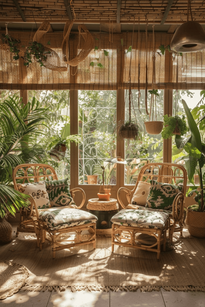 Natural Boho Greenhouse