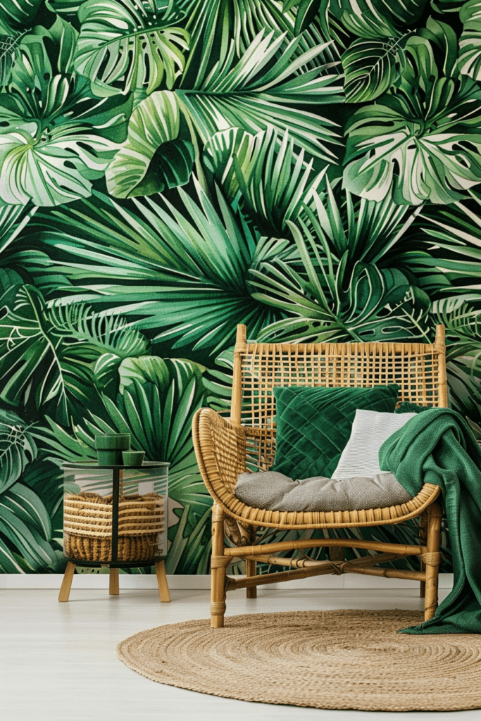 Exotic Leaf Boho Wall