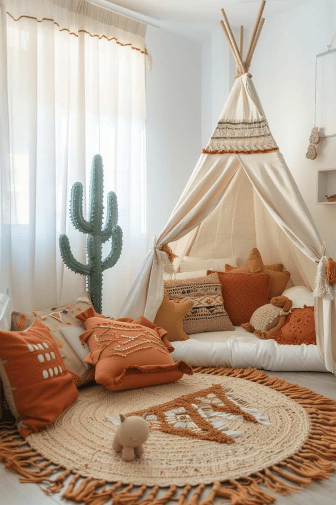 Serene Desert Oasis Nook