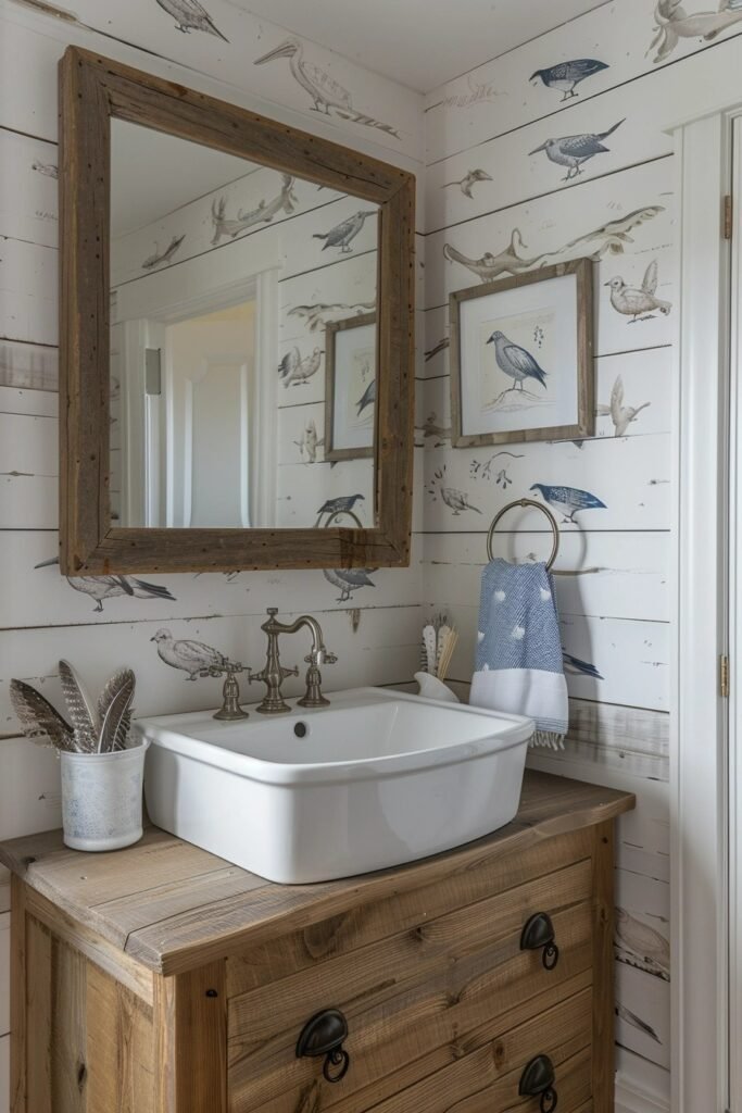 coastal inspired bathroom