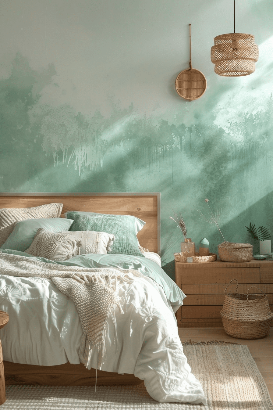29 Chic Boho Bedroom Accent Wall Ideas To Transform Your Space - Learn ...