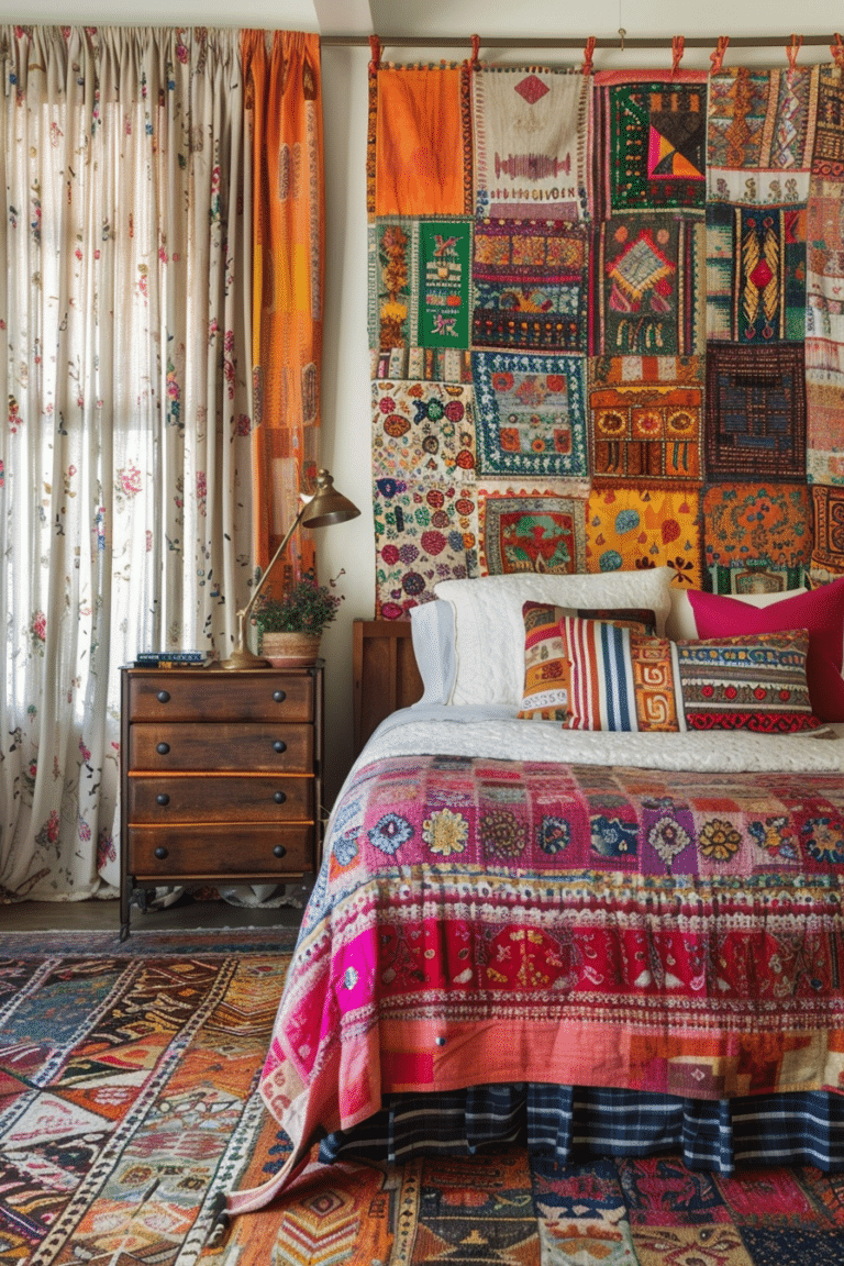 29 Boho Bedroom Curtain Ideas To Elevate Your Space With Effortless ...