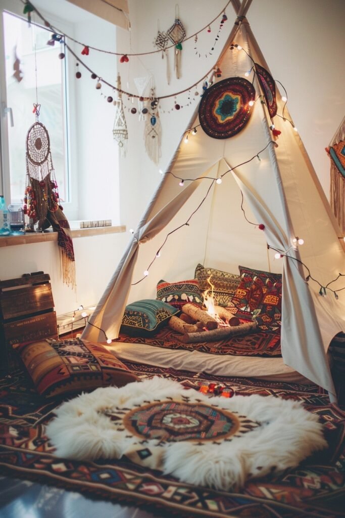 Native Teepee Storytime Nook