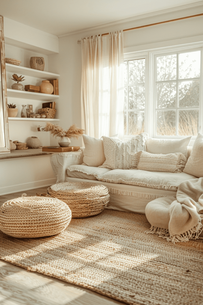 Subdued Boho Lounge