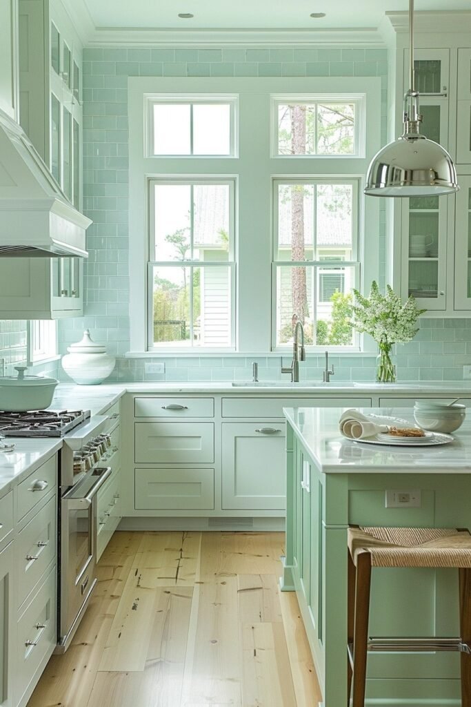 Seafoam Green Walls