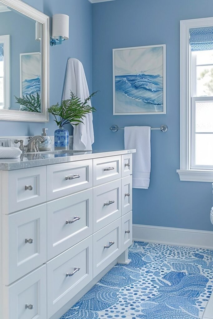 coastal inspired bathroom