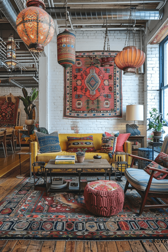 Diverse Boho Creative Space