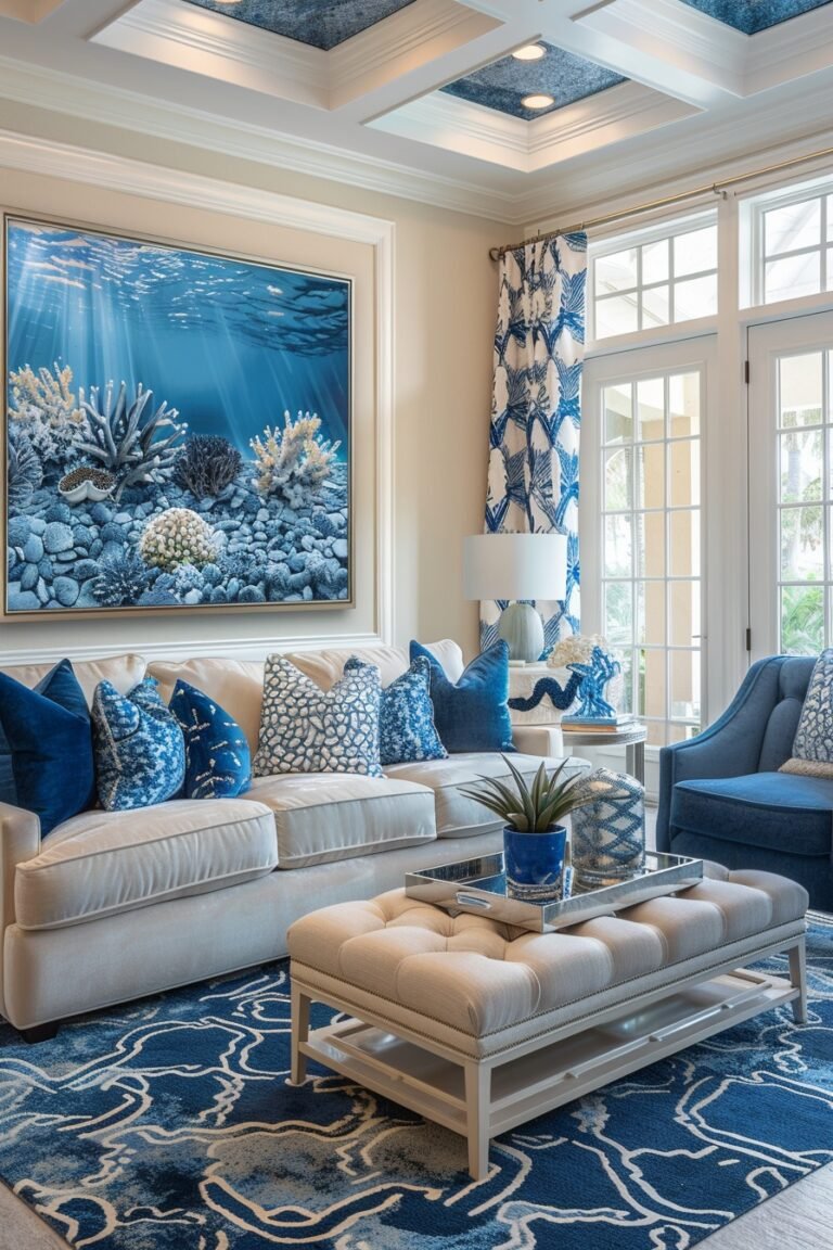 29 Coastal Living Room Ideas To Transform Your Space Into A Seaside ...