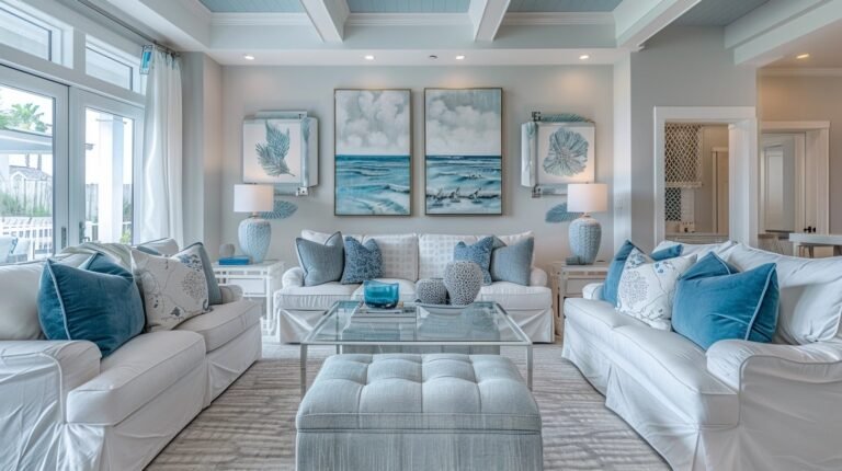 29 Beach Decor Living Room Ideas For A Coastal Vibe - Learn California