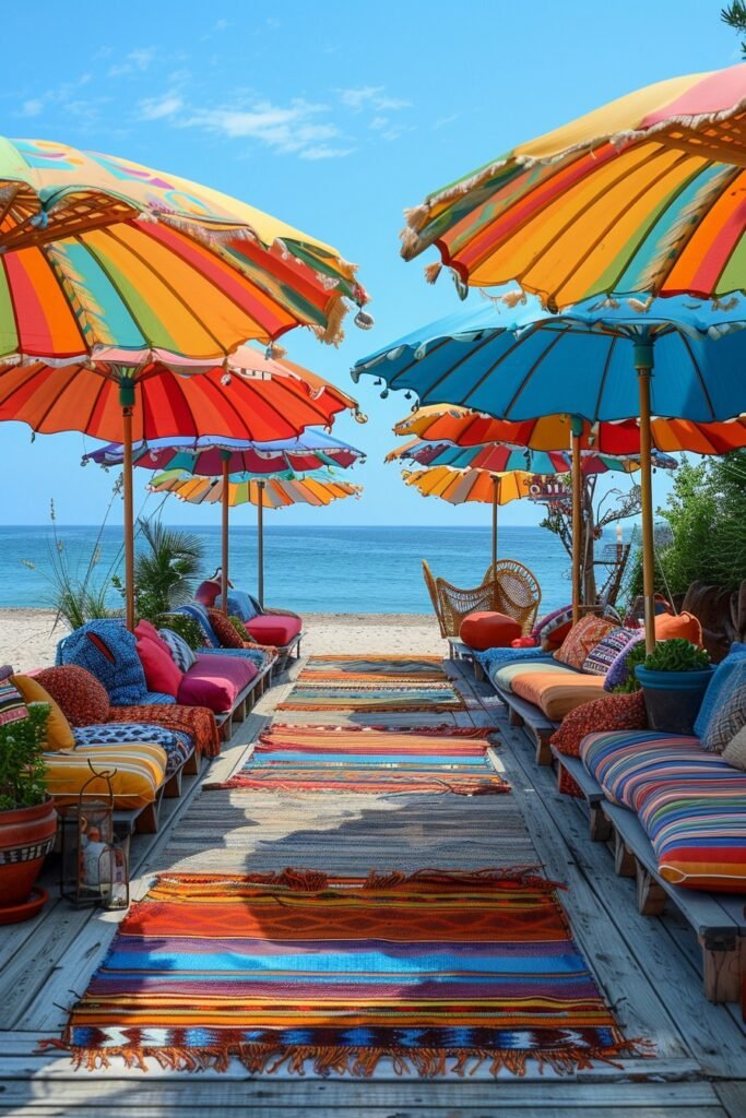 Beach Umbrella Arrangements