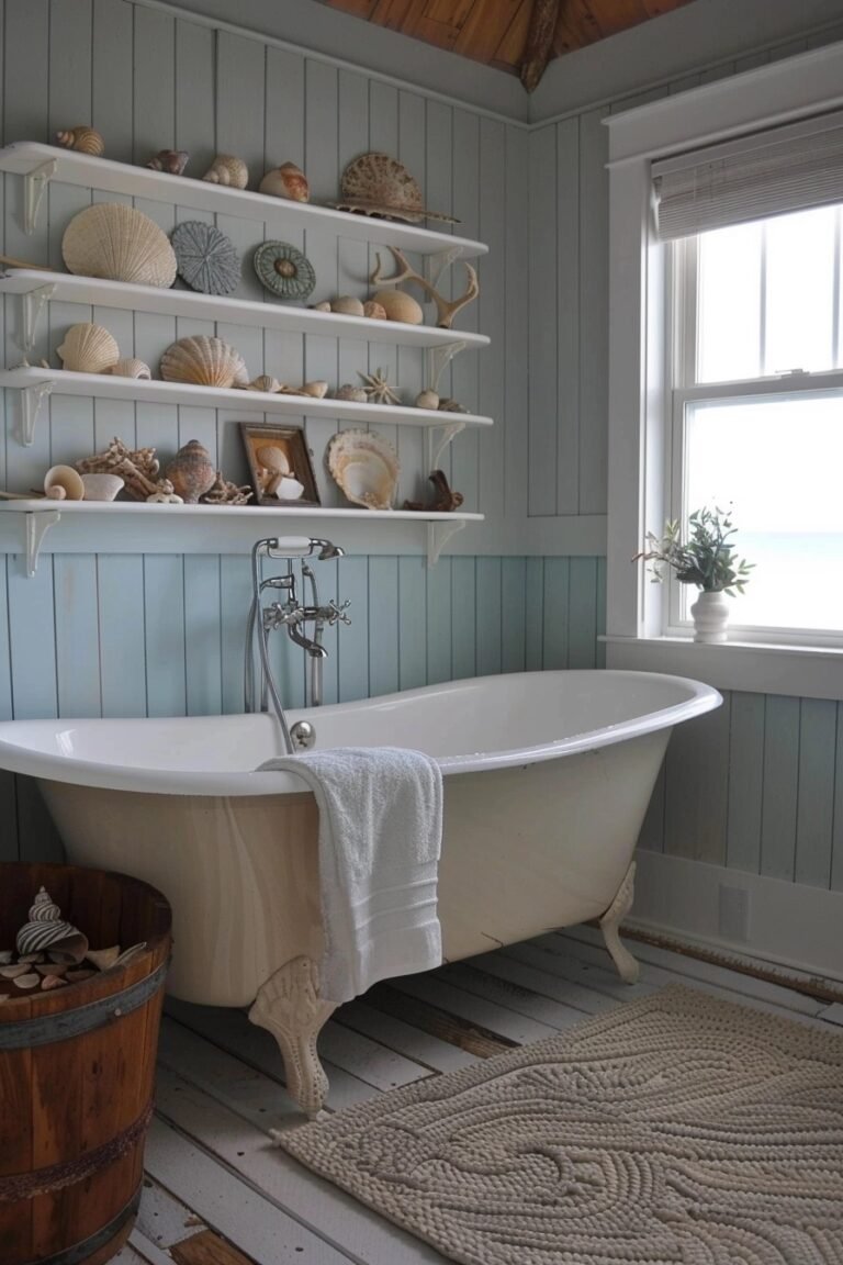 29 Coastal Beach Bathroom Decor Ideas To Bring The Ocean Home - Learn ...