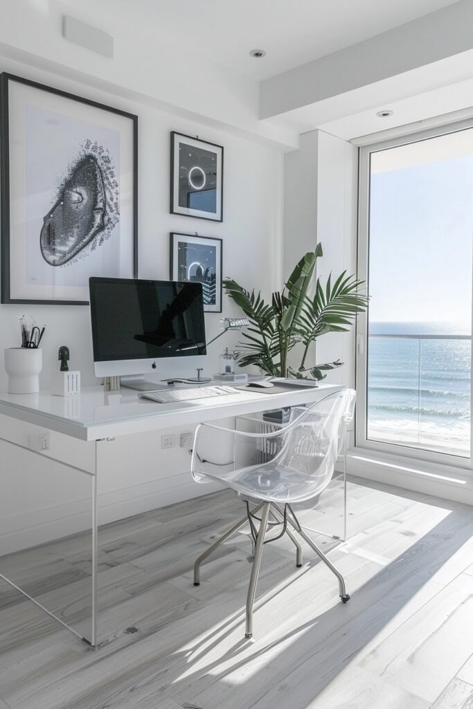 Beachfront Minimalist Office