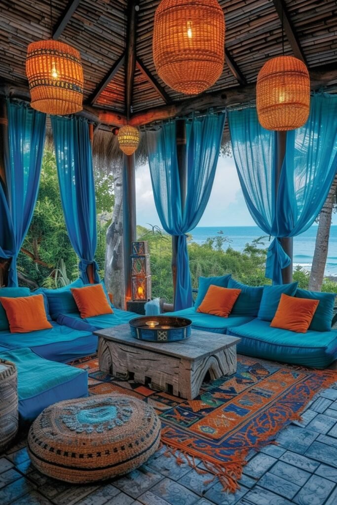 Boho Blue Lagoon Lounge