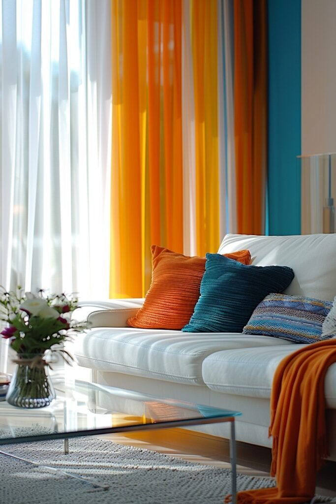 Bold Sheer Color Panels