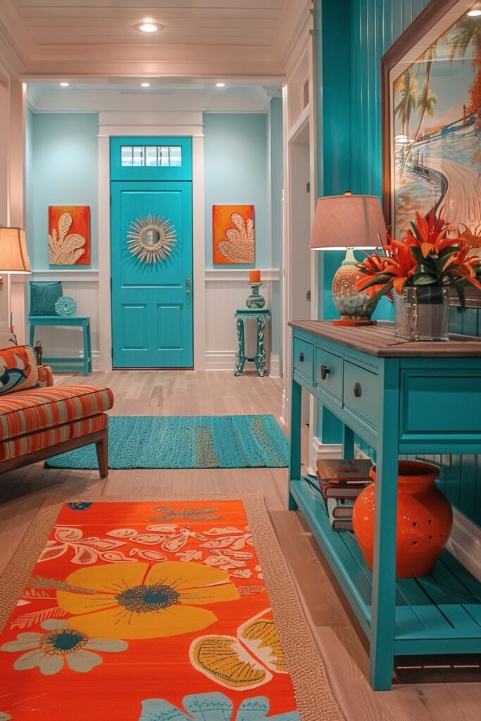 Bright and Bold Coastal Gateway