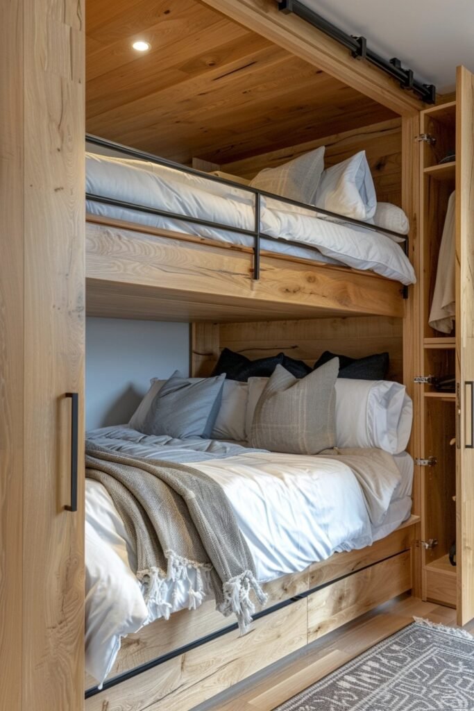 Closet-Style Under-Bunk Storage