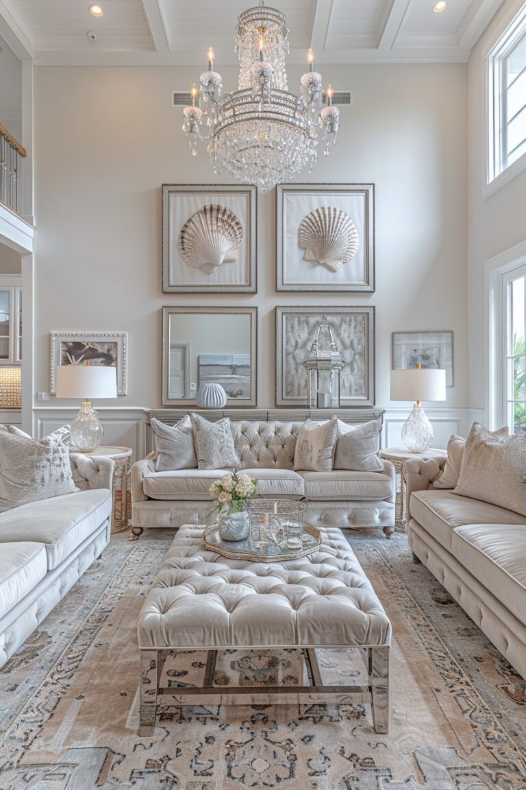 29 Coastal Living Room Ideas To Transform Your Space Into A Seaside ... - Upscale Living Room Renovation