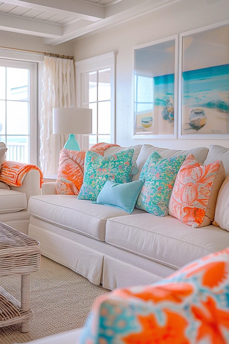 29 Beach Decor Living Room Ideas For A Coastal Vibe - Learn California