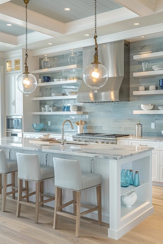 Coastal Contemporary Kitchen