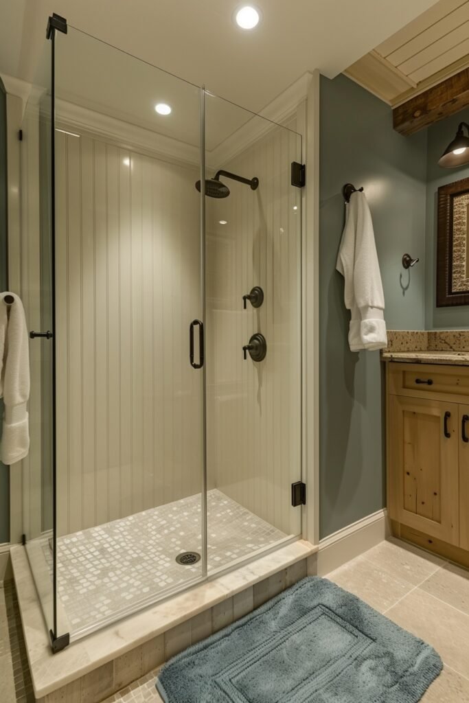 Coastal Cottage Beadboard Showers