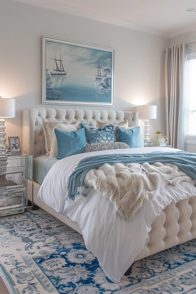 Coastal Glam Guest Room