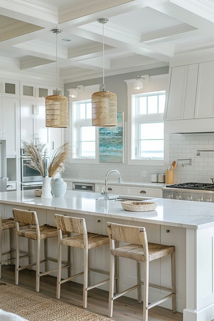 Coastal Minimalist Kitchens