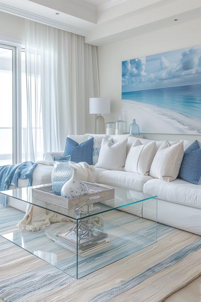 Curated visual reference: Curated Simple Coastal Decorating Living Room Gallery View
